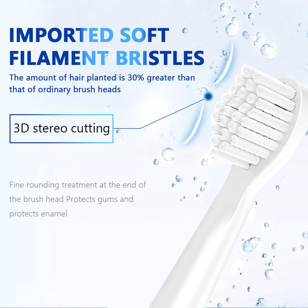4 Stück elektrische Zahnbürstenköpfe Ersatzbürstenköpfe für elektrische Zahnbürste