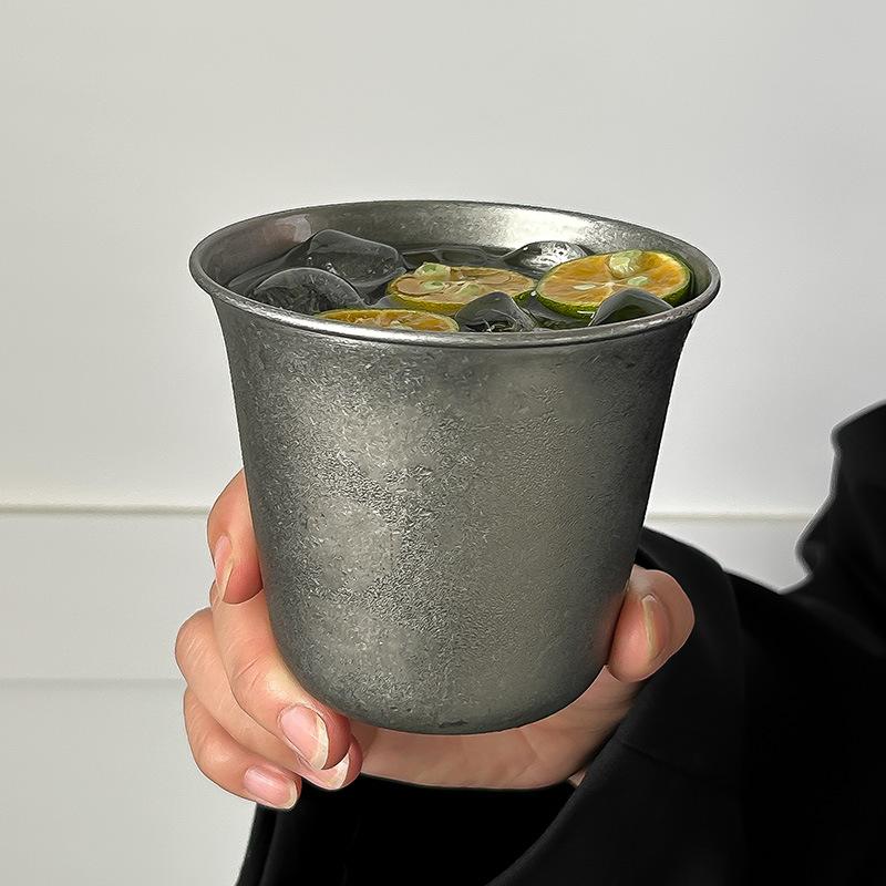Mugs Ice Drink Cup Stainless Steel Coffee Mug 360Ml Portable Cup Travel Tumbler Coffee Jug Milk Tea Cups Office Water Mugs