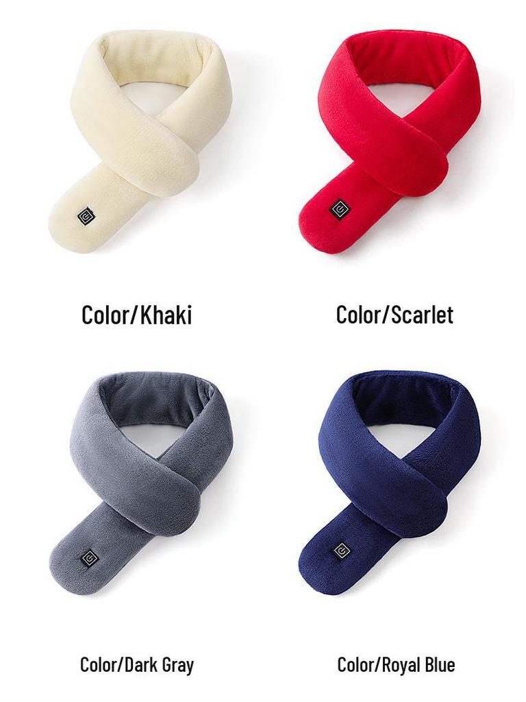 USB Heated Scarf for Men and Women - Warm Neck Protection with Intelligent Heating & Hot Compress for Winter