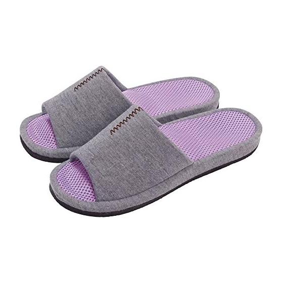 [Alfax] Healthy Slippers, Foot Pots, Eye Fumippa, Women s Type, 23.0-25.0cm, Purple, Mesh Material