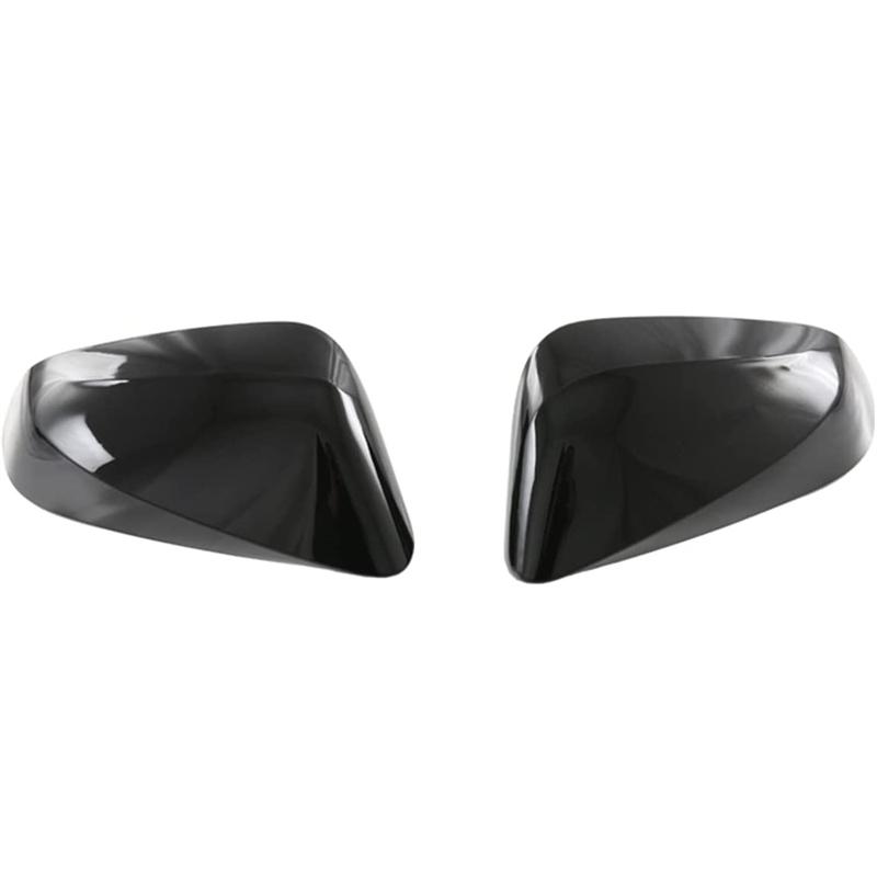 2Pcs Rearview Side Mirror Covers Cap For Lexus NX 250 350h 450h  Right Hand Drive RHD Carbon Fiber Gloss Black White