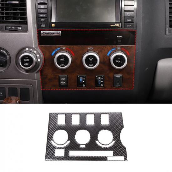 For Toyota Tundra 2007-2013 Carbon Fiber Climate Console Interior Trim