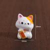 Realistic Fortune Cat Figurines Cute Cat Micro Landscape Ornament Lucky Cat Car Ornaments  Desktop