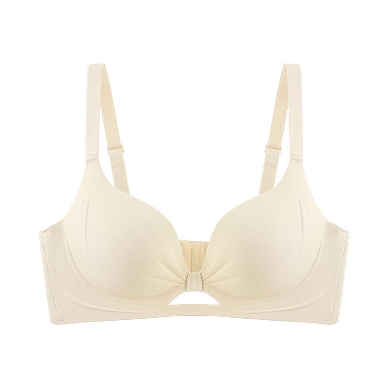 Seamless Lingerie Women's Gathering Bra Adjustable Type Breast Retraction Anti-sagging Thin Bra Without Underwire Push Up Bra