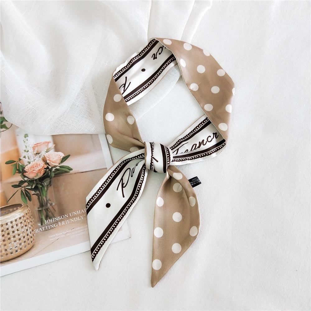 New Scarves Silk Scarves Women'S Spring And Autumn Season Long Decorative Professional Scarves Summer Thin Styles Paired With Shirts Stylish