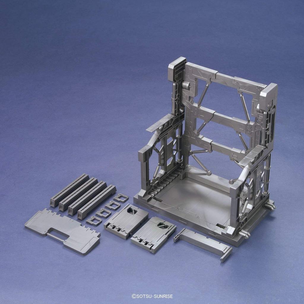 Builders Parts 1/144 System Base 001 (Gunmetal)