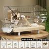 Hamster Cage Transparent Villa Large Gold Wire Anti Bite Anti Escape Winterproof Easy Clean Home For Kids Pet Lovers Cozy Gift