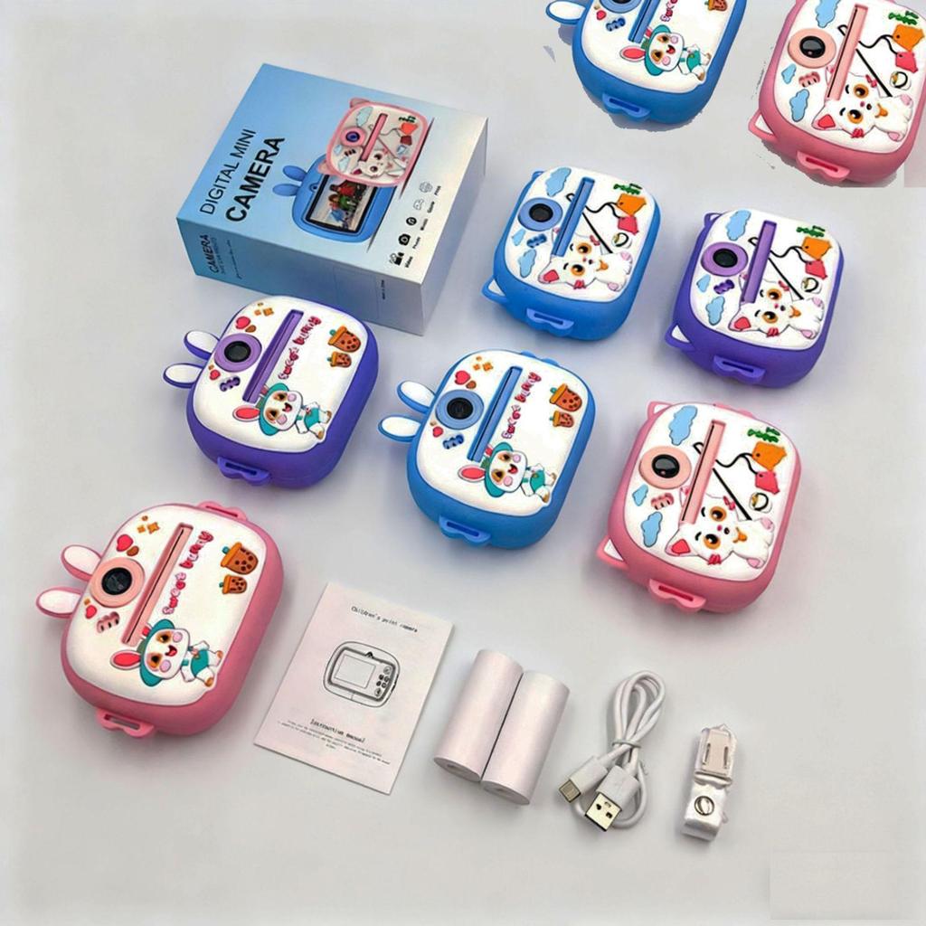 Instant Print Digital Camera for Kids - Photography and Learning Toy for Birthdays
