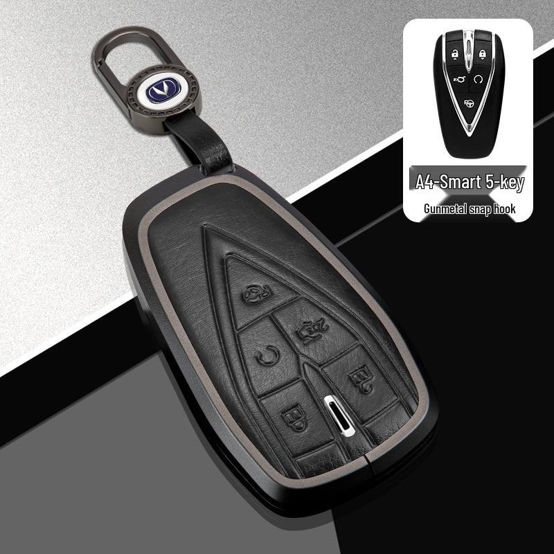 Changan Car Key Cover for Third Gen CS75 Plus, Yidong Plus, CS55, and CS35 Plus