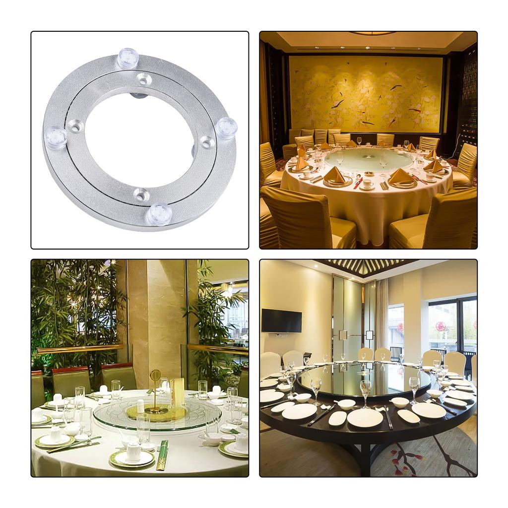 12-39cm Drehlager Drehteller Lazy Susan Basis Für Küche Esstisch Runde Drehlagerplatte Hochbelastbares Kugellager