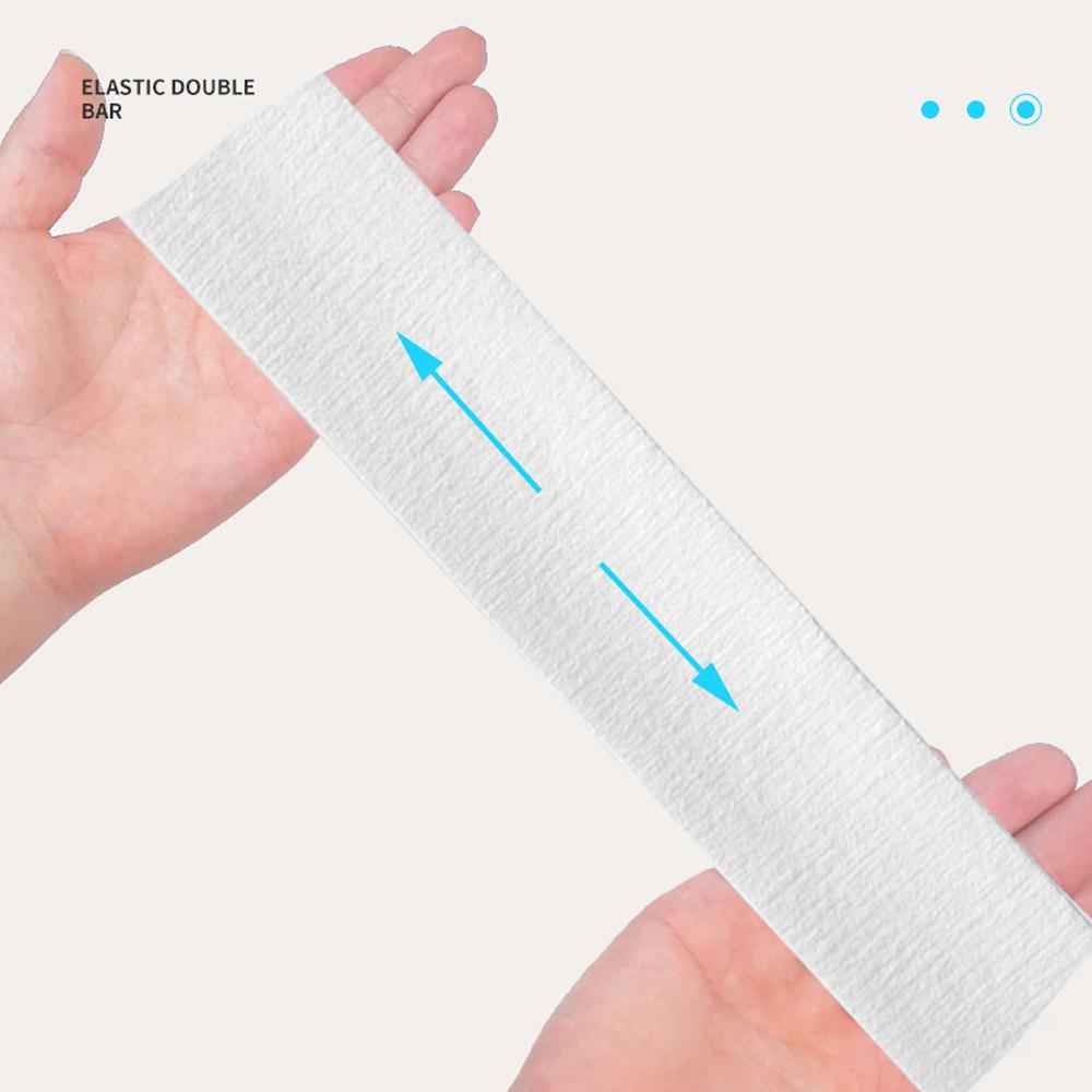 50 Pieces Disposable Spa Facial Headbands Stretch Non-Woven Soft Skin Care Hair Band with Convenient Closure for Women Girls