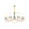 Modern European Ceramic Chandelier for Living Room, Restaurant, or Bedroom in Villa