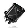 58W Multi-Standard Travel Charger with USB & Dual PD Fast Charging (EU/US/UK/KR/AU)