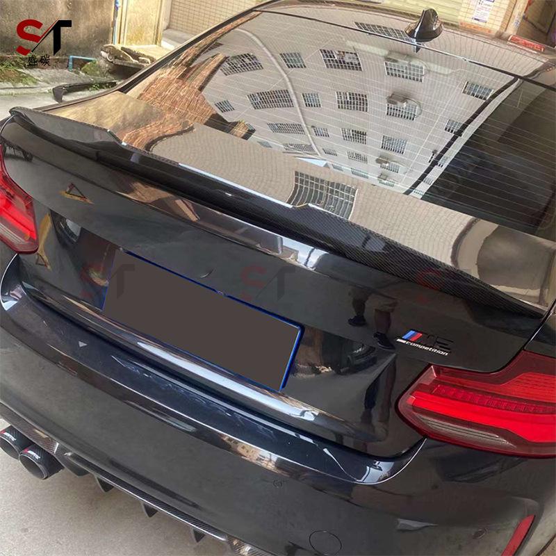 BMW M2 F87 Carbon PSM Style Rear Spoiler Diffuser & Ducktail Wing.