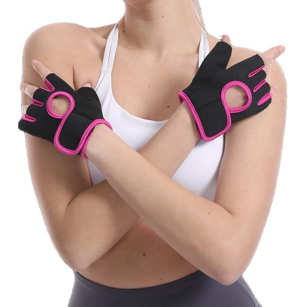 Half Finger Fitness Gloves, Training Gloves, Unisex, Breathable Yoga Equipment Training Gloves, Half Finger Anti Slip Shock-absorbing Riding Gloves