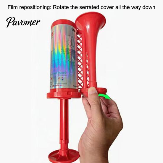 Long-lasting Sound Horn Hand Pump Air for Sports Games, Cheering Noise Maker Hard PP Material Stadium, Portable Push Speaker Soccer Fan Party Handheld