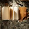 AIGUONIU Retro Handmade Genuine Leather Notebook A7 Hardcover Size with Password Lock Sketchbook for Men and Women