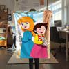 Coperta Bambina Heidi, Alta Qualità, Confortevole per Tutte le Stagioni, Decorazione per la Casa, Calore e Comfort
