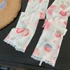 Peach Strawberry Sun Protective Sleeves Orange Watermelon Arm Covers  Girl