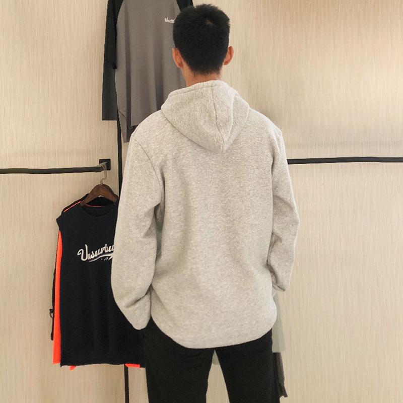 Men's Quick-Dry Winter Sports Hoodie - Long Sleeve, Loose Fit for Running, Training, and Basketball