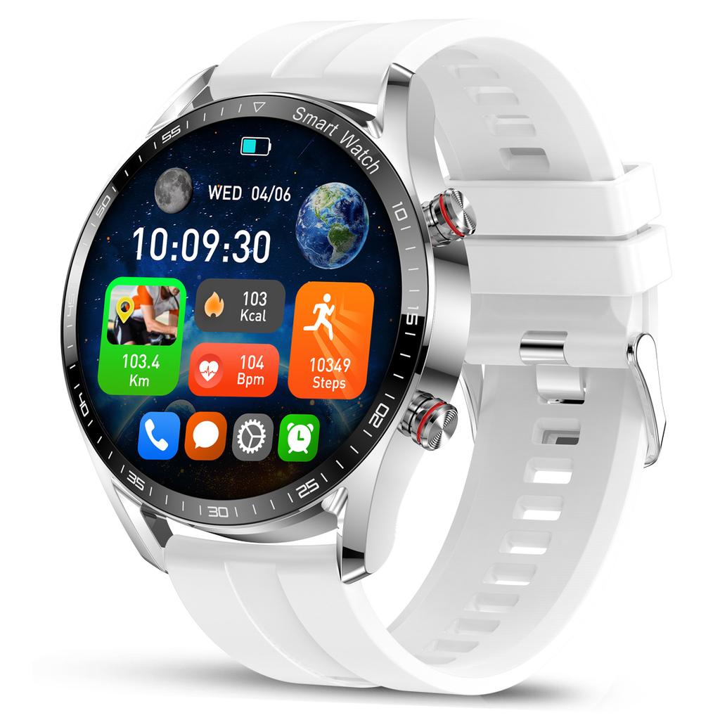 New Bluetooth Call Smart Watch Men Heart Rate Health Monitoring Voice Assistant Waterproof Fitness Tracker Sports Smartwatch