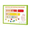 Educational Puzzle Wooden Toy With Math Skills Color Recognition For Gift Kids