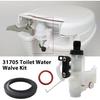 Toilet Water Valve Repair Kit 31687 Trailer Toilet Water Valve Assembly 31683 for Thetford RV Toilet Parts 31705