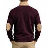 Autumn Winter Men Casual Half Zipper Stand Collar Sweatshirt Chic Patchwork Long Sleeve Loose Pullover Tops