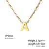 Cazador Stainless Steel A-Z Initial Letter Necklace for Women Alphabet Choker Chain Jewelry Birthday Gifts New Trend 2026