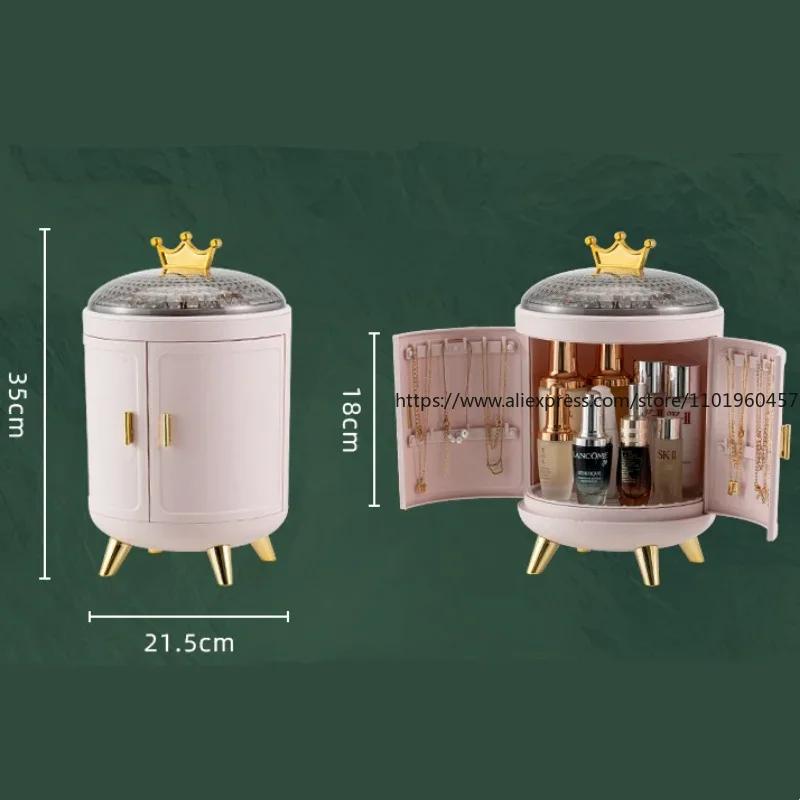 Krabička na make-up Držák péče o pleť Držák na šperky Organizér na kosmetiku Plastová nádoba do koupelny toaletní stolek Domů