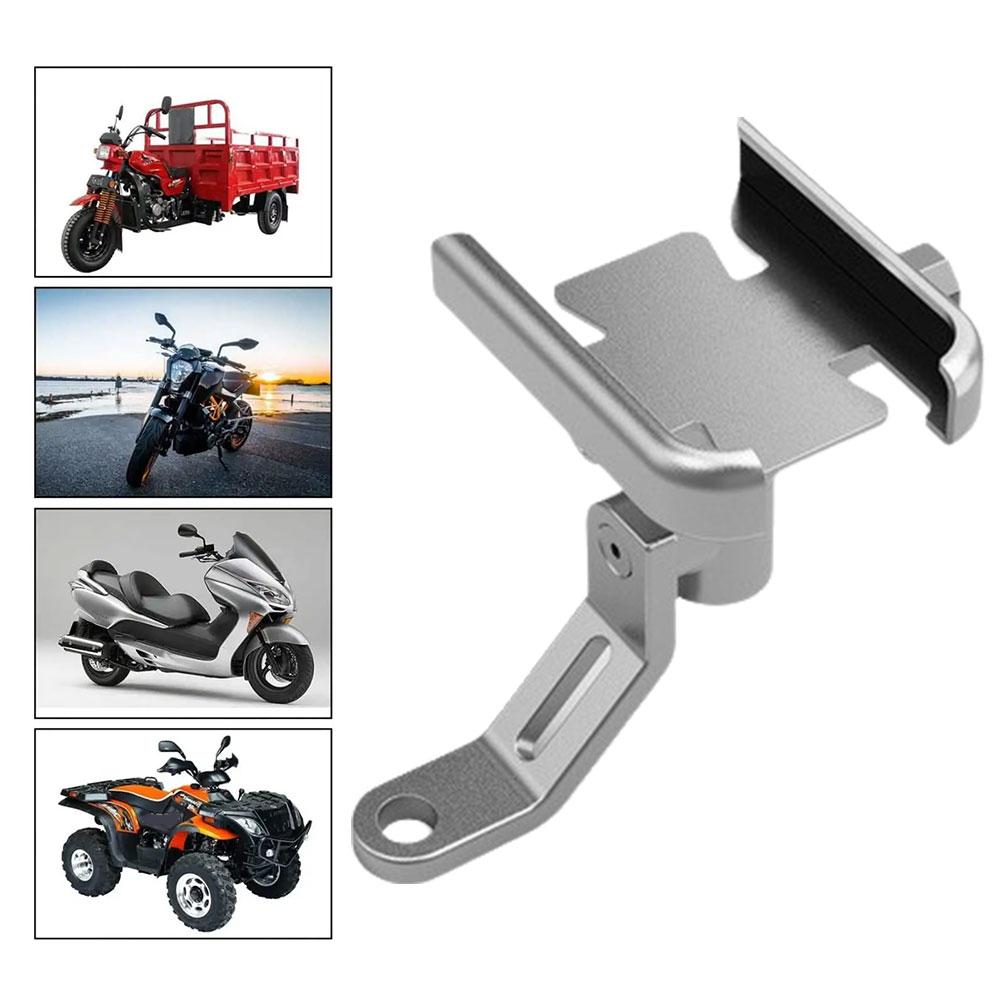 Motorcycle Mobile Phone Navigation Bracket Electric Motorcycle Mounted Riding Mobile Phone Bracket Shock-absorbing All Metal