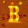 Alphabet Letter LED Lights Luminous Number Lamp Decor Battery Night Light for Home Wedding Birthday Christmas Party Decoration KTY