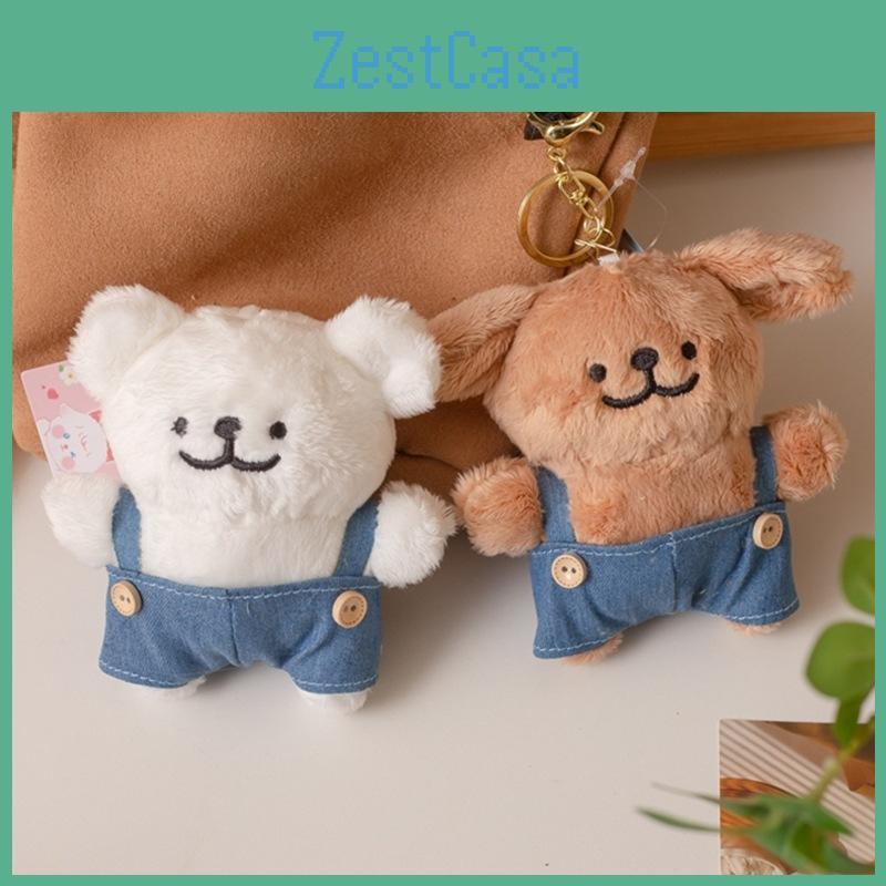 Maltese Toy Plush Cartoon Animal Doll Backpack Pendant Children Gift Holiday