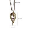 Colliers Punk Pendentif Loup du Nord Lumineux Bijoux de Fête Cadeau pour Femmes
