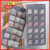 Double Sides Underwear Storage Hanging Bag Dormitory Home Wardrobe Hanging Wall Foldable Bag Underpants Socks Organizer