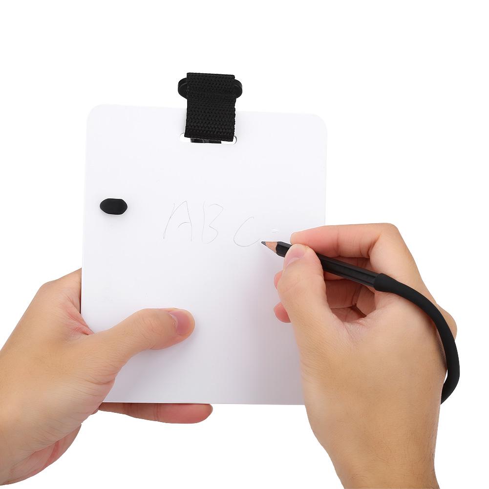 Underwater Writing Slate Board with Swivel Clip and Pencil for Water Sports Diving Swimming