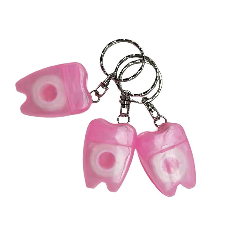 

1 шт. 10 м рулон зубной нити плоская нить зубная нить в форме коробки брелок для зубной нити портативная очистка промежутков между зубами зубная нить уход за полостью рта one size