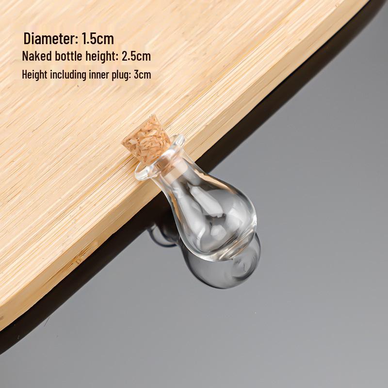 Golden Stars DIY Wishing Bottle - Mini Drift Glass Bottle with Cork Seal