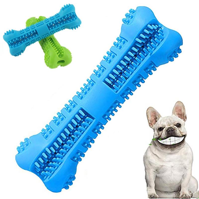 Buy Pet Dog Toothbrush Chew Toy Doggy Brush Stick Soft Rubber Teeth Cleaning Dot Massage