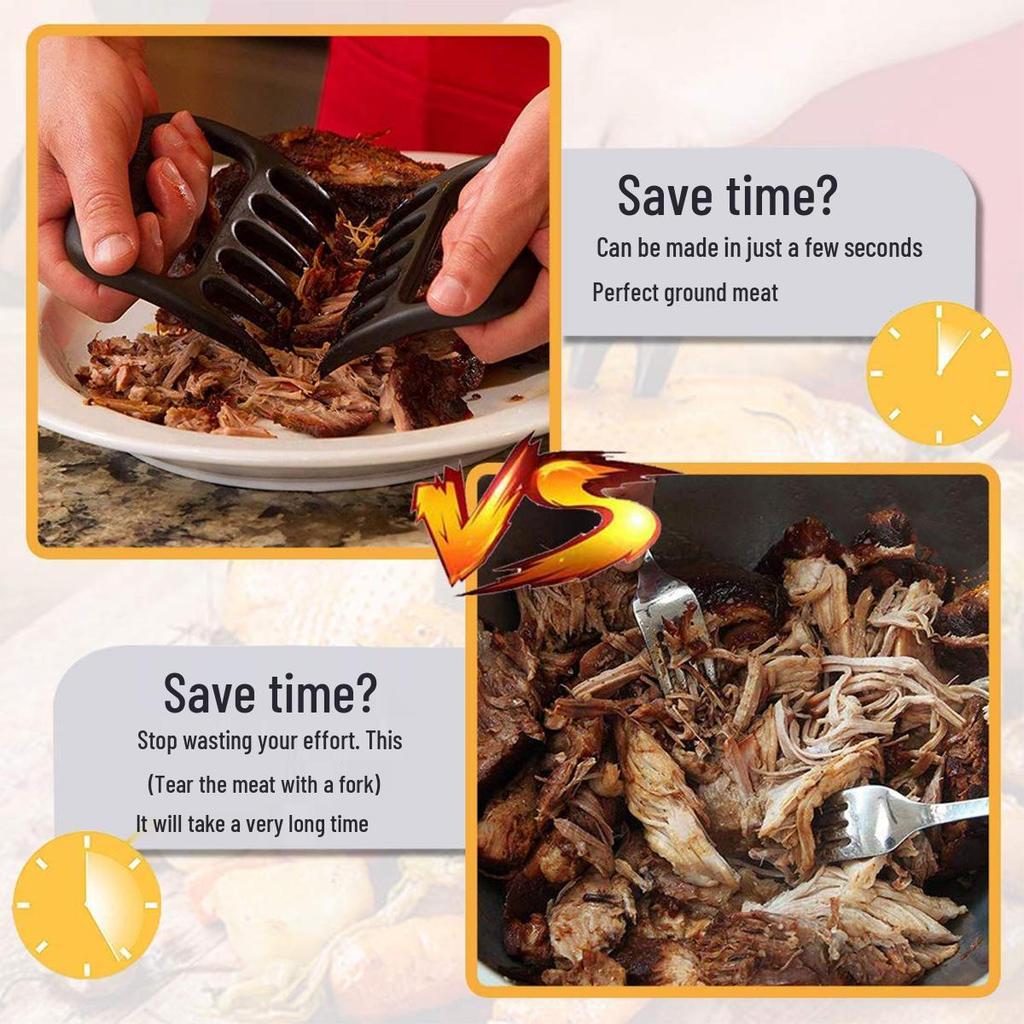 Lebensmittelechter Hitzebeständiger Bärenklauen Hähnchen- & BBQ-Zerkleinerer