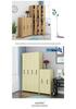 Mobile Dustproof Bookshelf: Sliding, Wheel-Equipped, Drawer-Type Storage Cabinet
