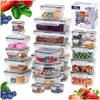 Set da 24 contenitori per alimenti con coperchi e guarnizioni 229159