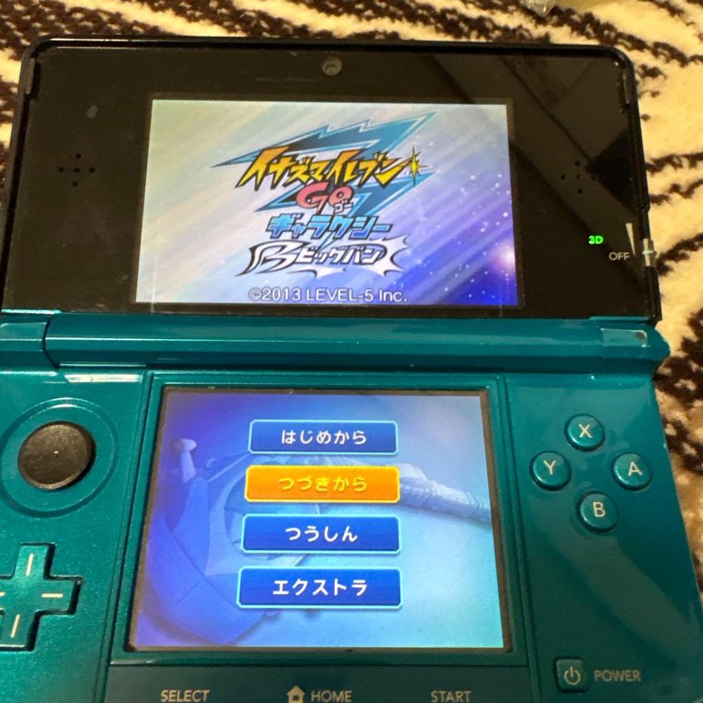 [USED] Inazuma Eleven GO Galaxy Big Bang Used Clear Data