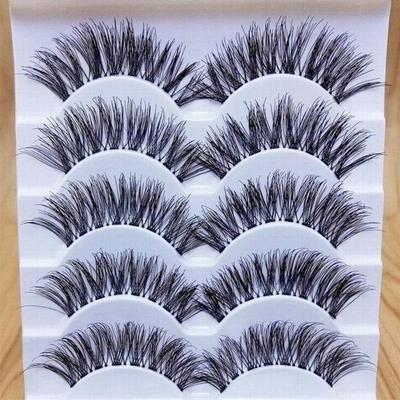5 Pairs Makeup Handmade Natural Long Volume False Eyelashes Lashes Extensions