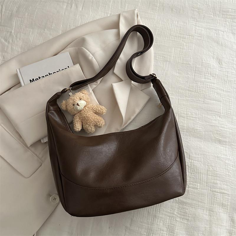 Stylish Casual Large Capacity Tote Bag For Women 2024 New Korean Trend Pu Material