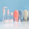 11Pcs Travel Toiletries Containers Set, Conditioner, Lotion – Refillable Mini Skincare Bottles for Airplane & Carry-On
