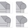 Armrest Covers Stretch Set Chair Sofa Arm Protectors Armchair Covers Solid Couch Cover Removable