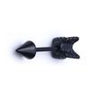 1pcs Women Men Shape Cone Tip Titanium Screw Back \(Pierced\) Stud Earrings Punk Gothic Jewelry Gifts