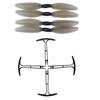 4 Stück Kunststoff-Propeller-Paddel-Set für HS175 D65 SYMA X500 X30 Z6 Teil