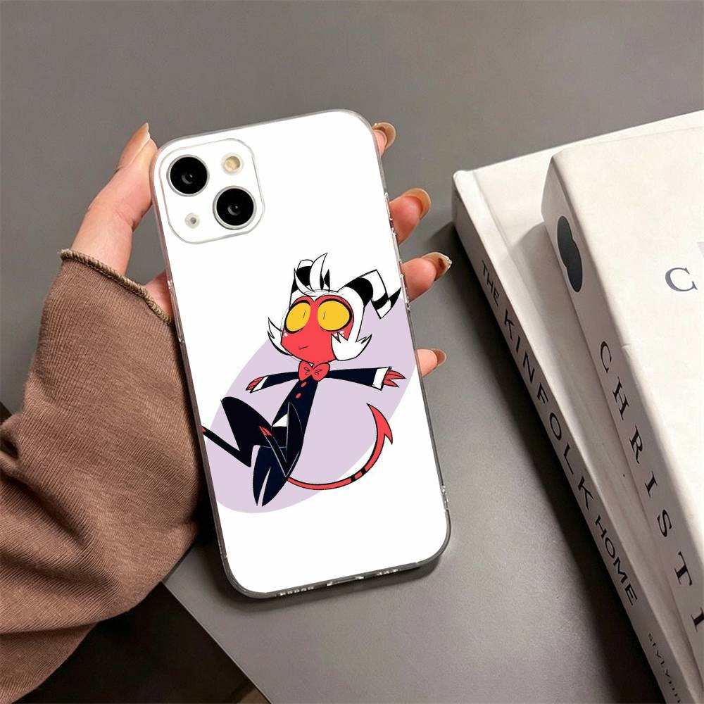 Чехол для телефона Helluva Boss Мокси для iPhone17,16,15,14,13,12,11 Plus,Pro Max Мягкий прозрачный чехол iPhone12